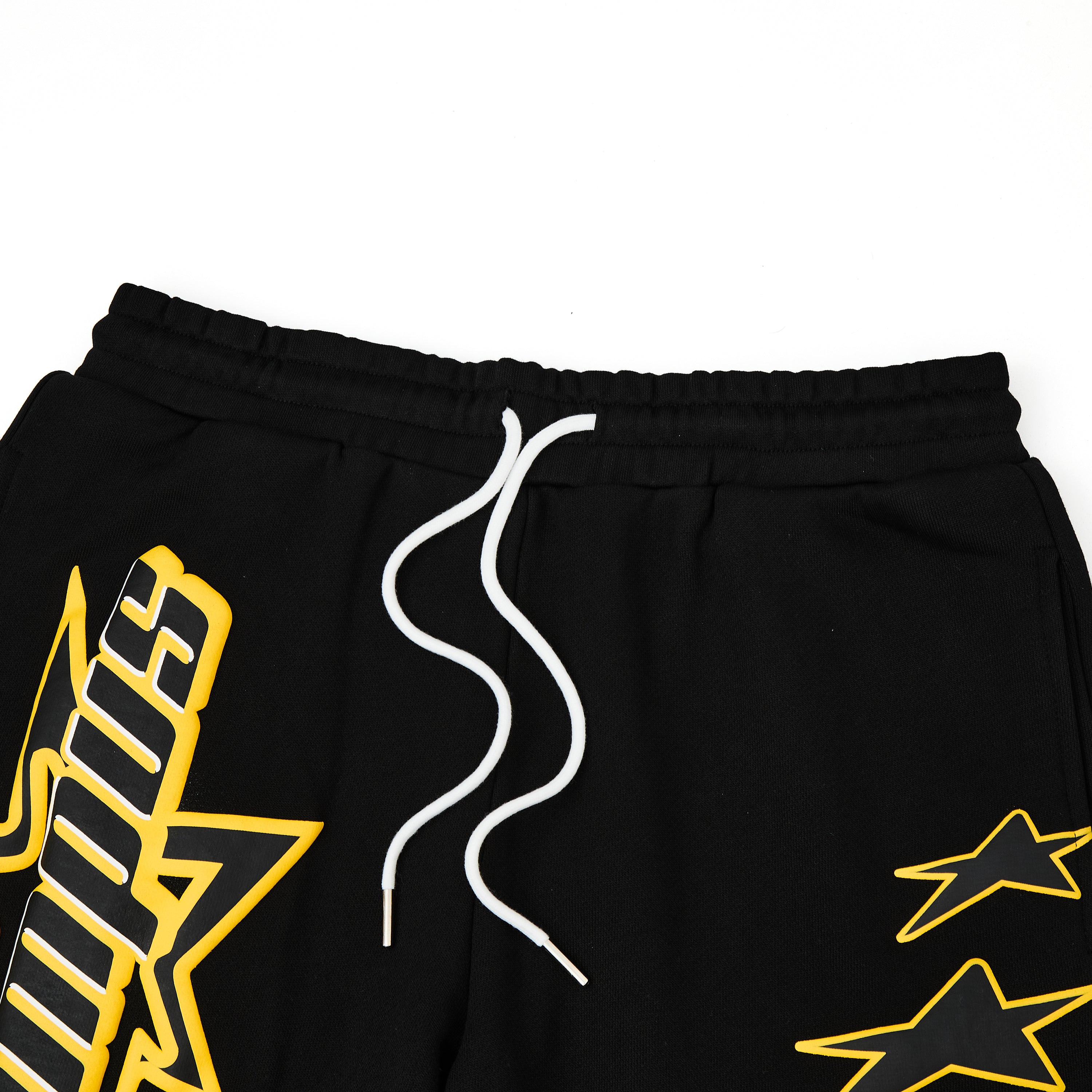 All Star Sweat Shorts (Black/Yellow)